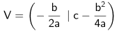 vertex formula